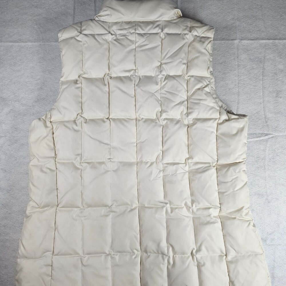 GAP Down Y2K Puffer Vest Full Zip – Lightweight Quilted Warm Winter Layer SIze M - Picture 5 of 6